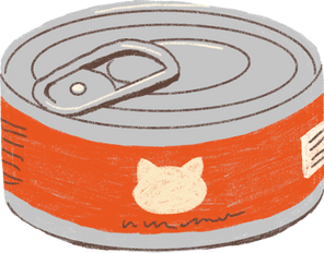 Crayon Doodle Canned Cat Food